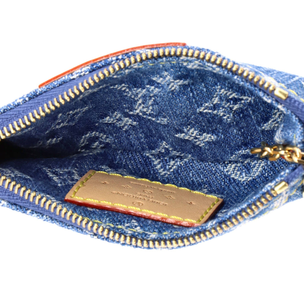 Key Pouch Monogram Denim