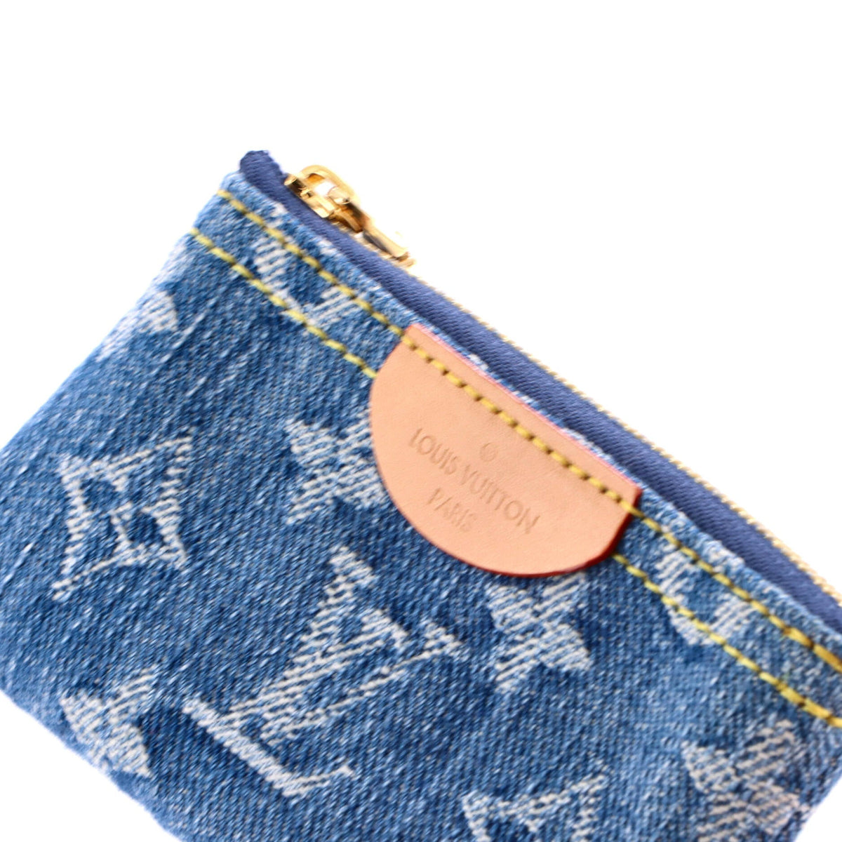 Key Pouch Monogram Denim