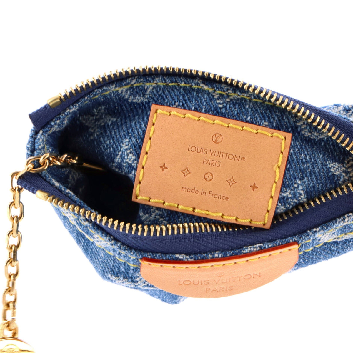 Key Pouch Monogram Denim