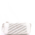 Paula's Ibiza Bracelet Pouch Raffia with Leather