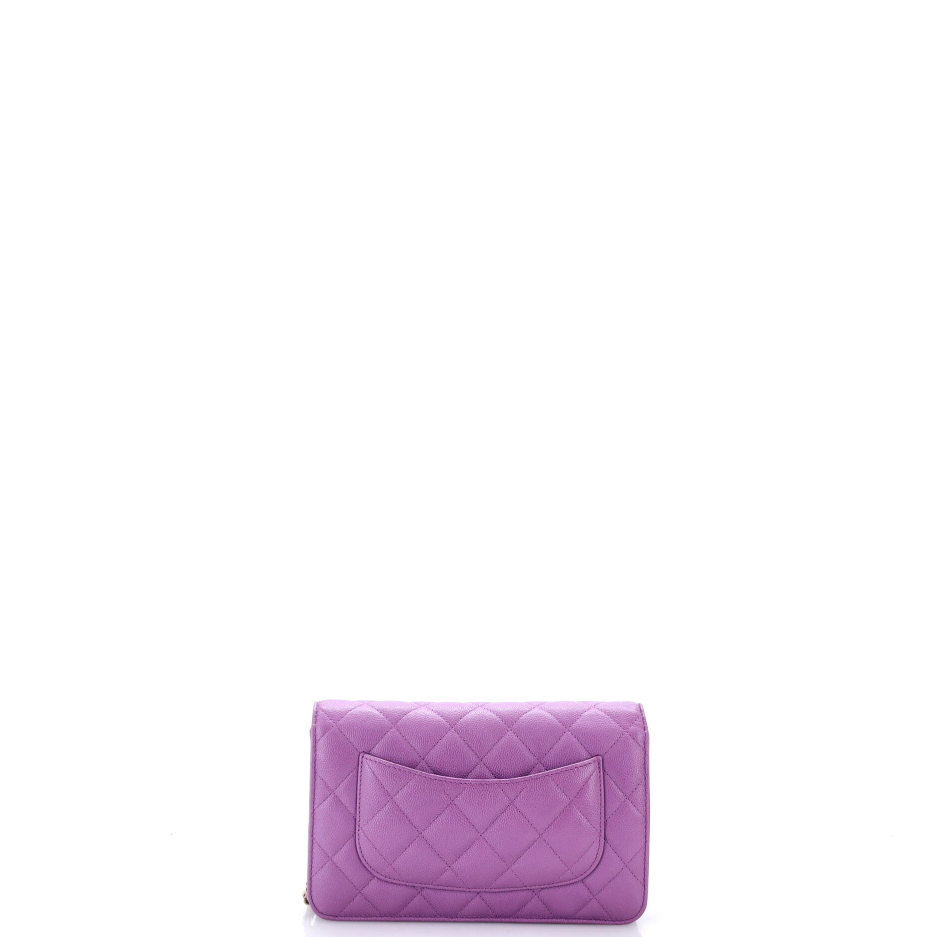 Wallet on Chain Quilted Caviar