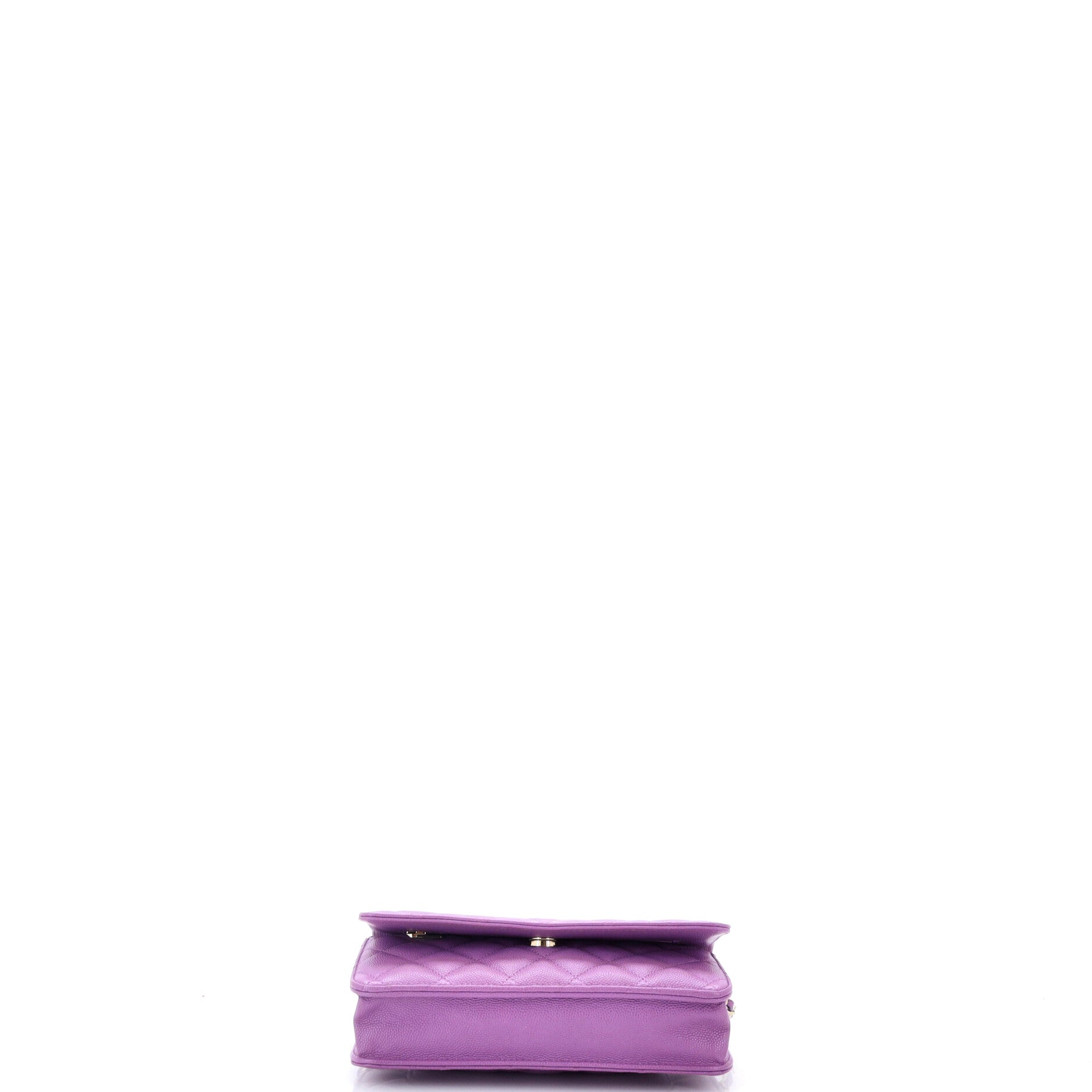 Wallet on Chain Quilted Caviar