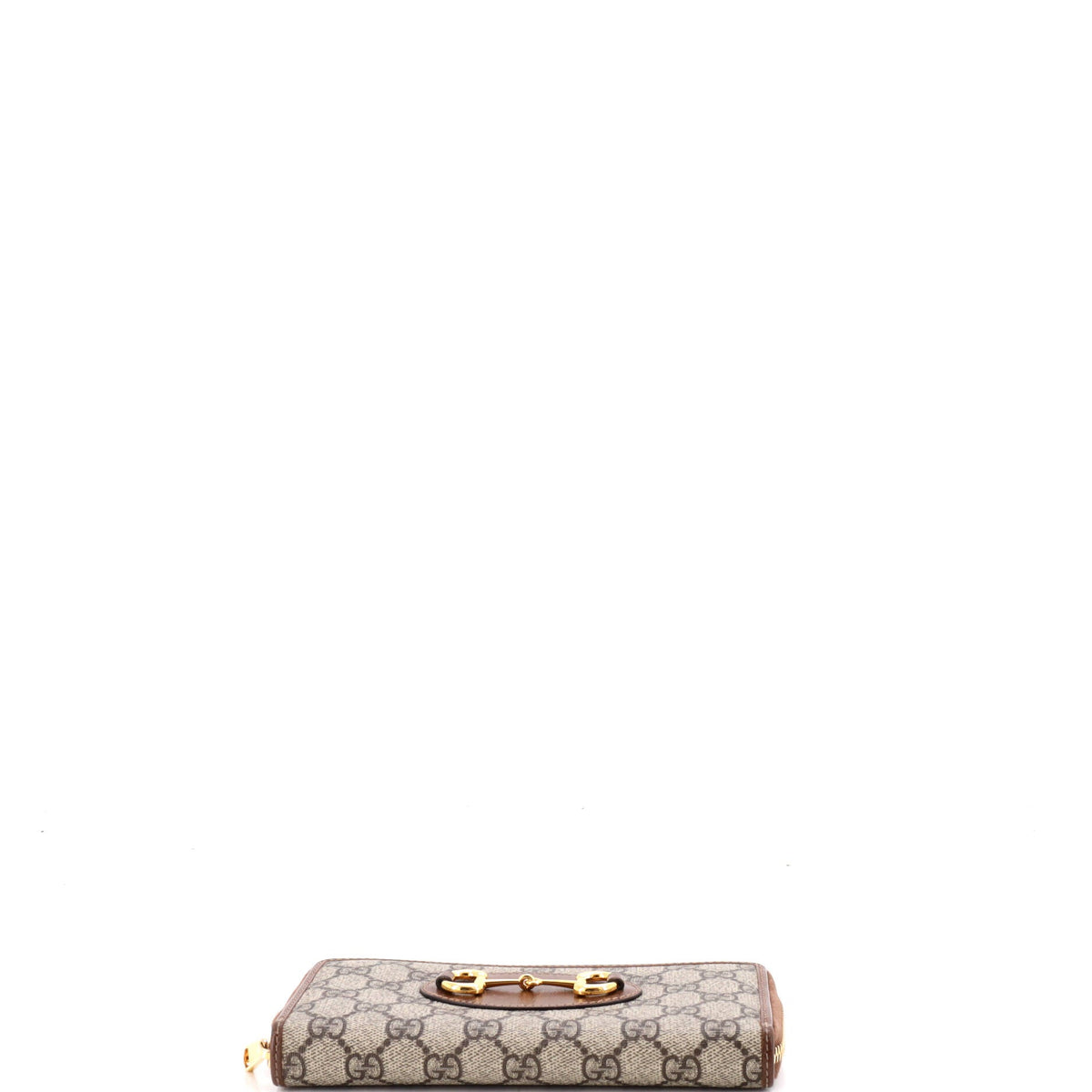 Horsebit 1955 Zip Around Wallet GG Coated Canvas Long