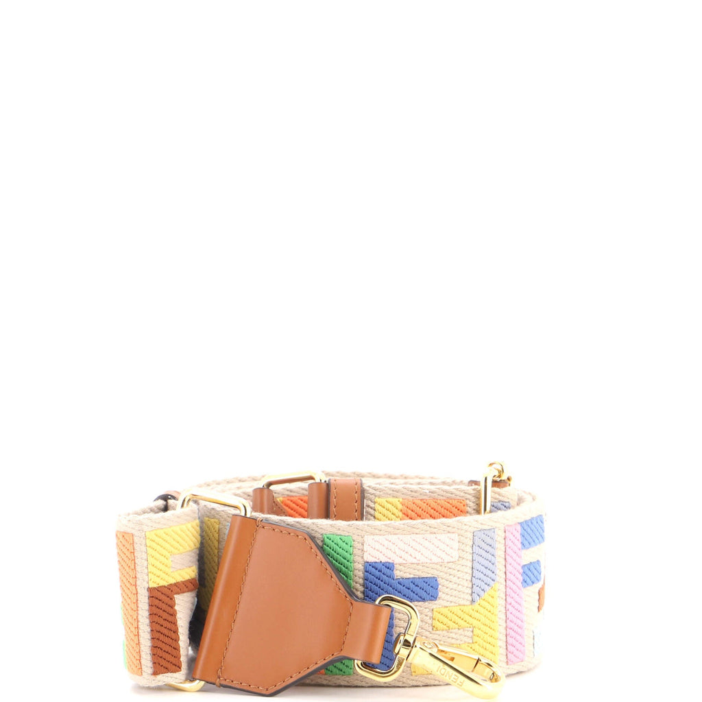 Strap You Shoulder Strap Multicolor Zucca Canvas with Leather