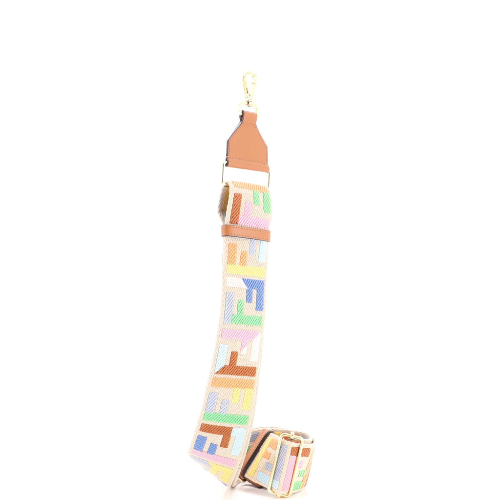 Strap You Shoulder Strap Multicolor Zucca Canvas with Leather