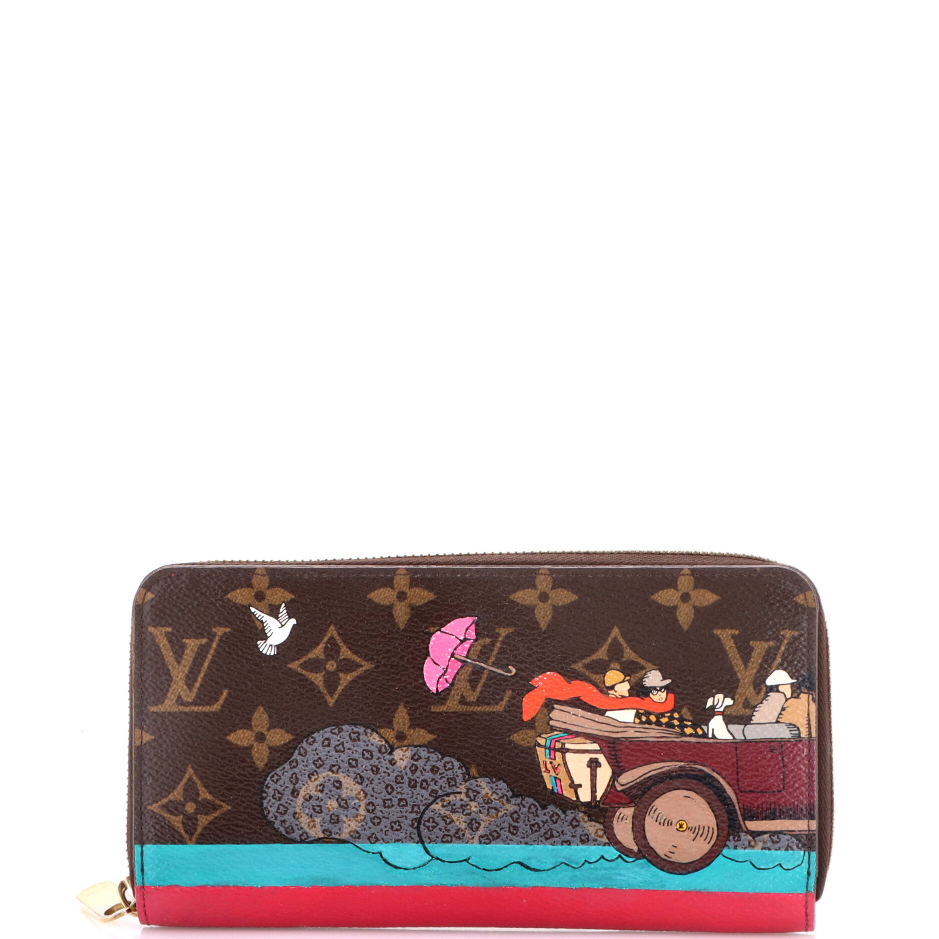 Zippy Wallet Limited Edition Vivienne Xmas Monogram Canvas