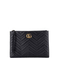 GG Marmont Pouch Matelasse Leather