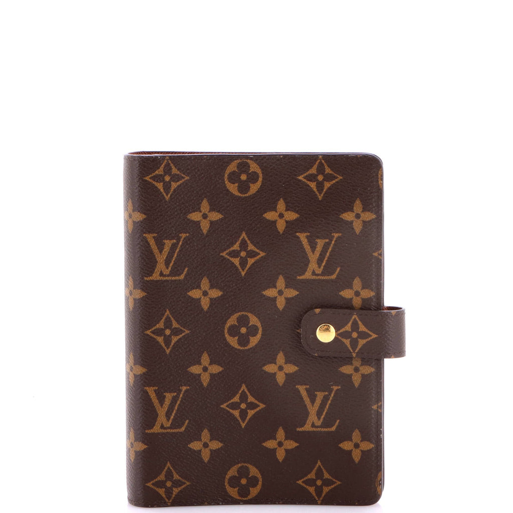 Ring Agenda Cover Monogram Canvas MM