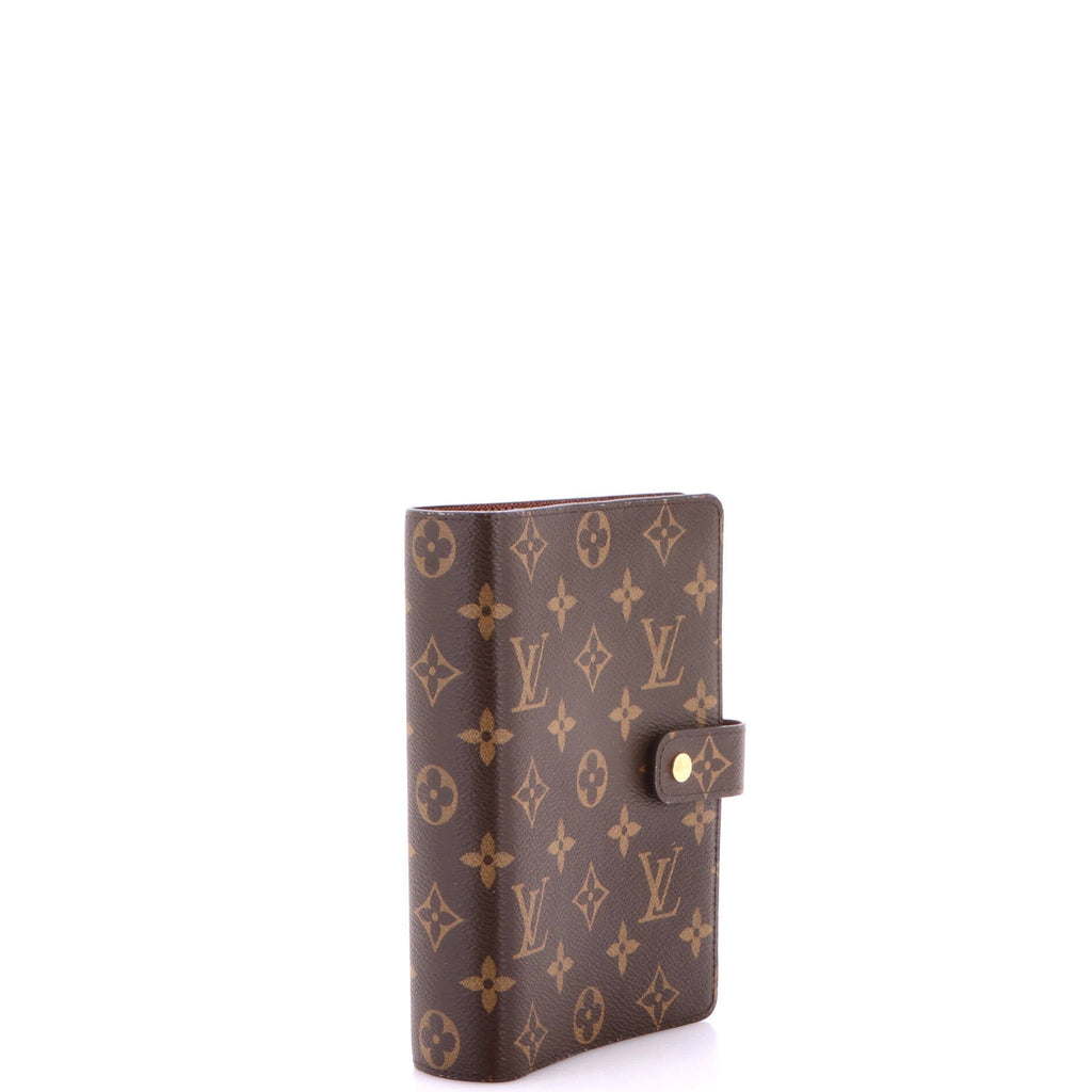 Ring Agenda Cover Monogram Canvas MM