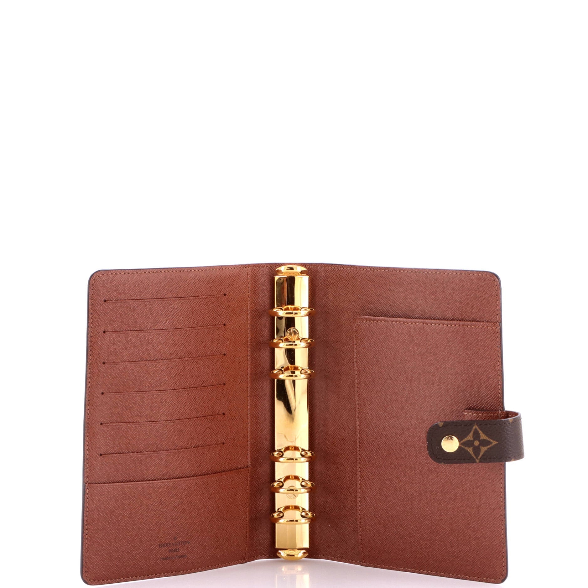 Ring Agenda Cover Monogram Canvas MM