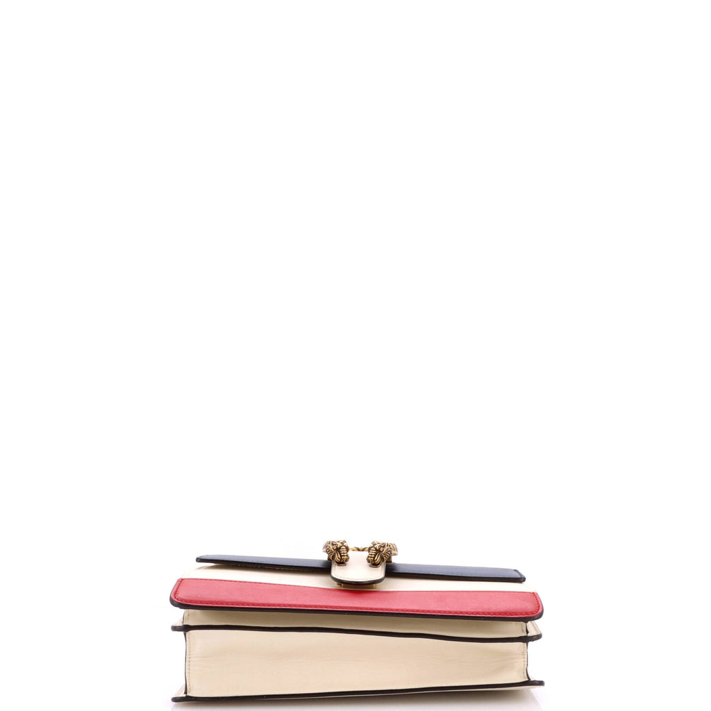 Dionysus Bamboo Top Handle Bag Colorblock Leather Medium