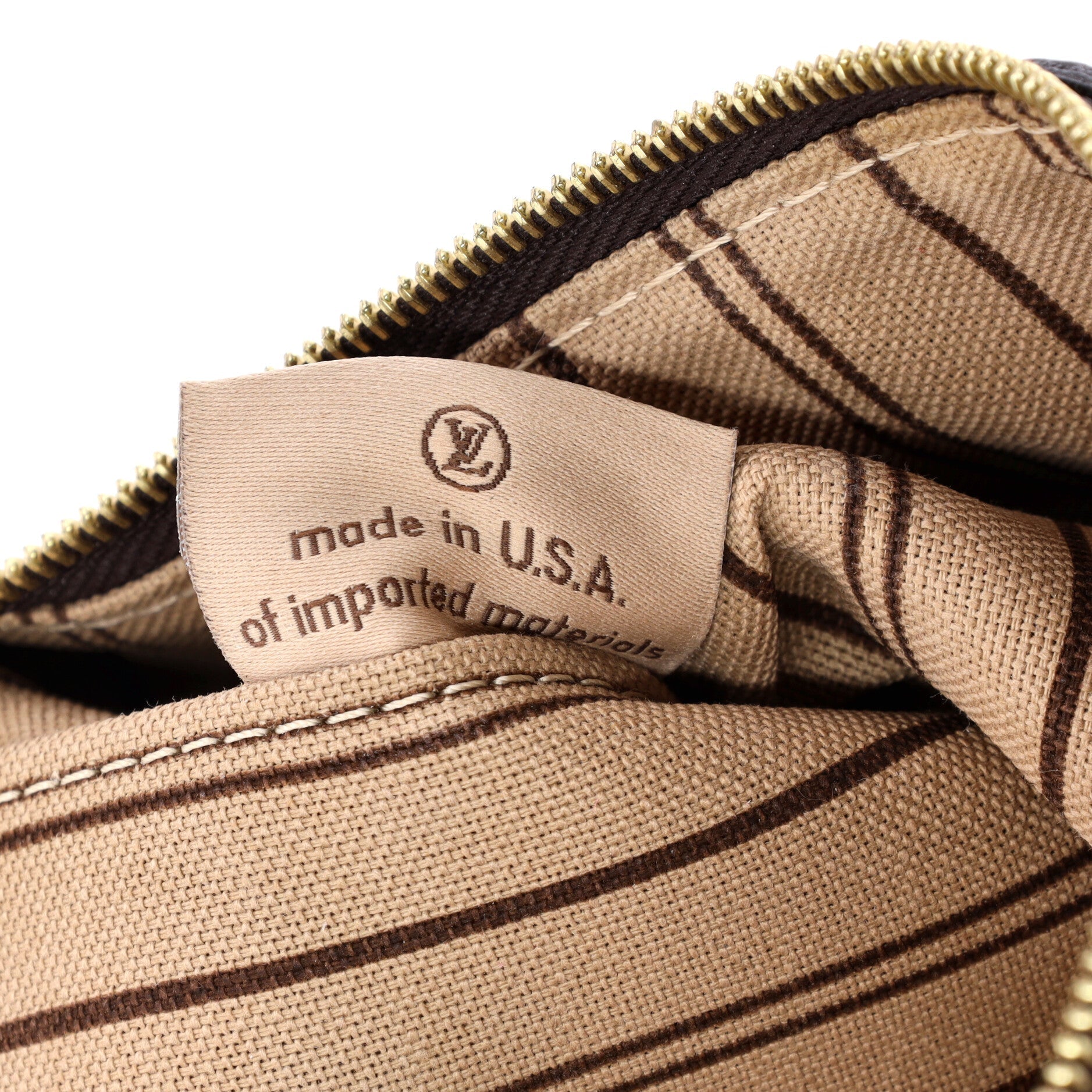 Neverfull Pochette Monogram Canvas Large