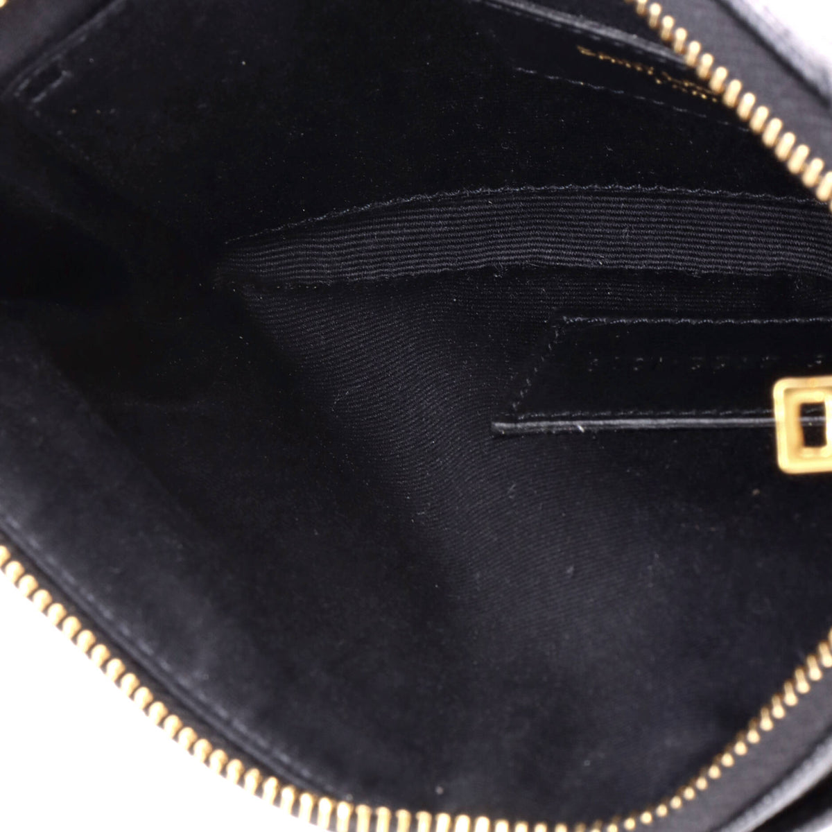 Classic Monogram Zip Bill Pouch Matelasse Chevron Leather Medium