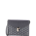 Chypre Wallet on Strap Coated Canvas with Leather