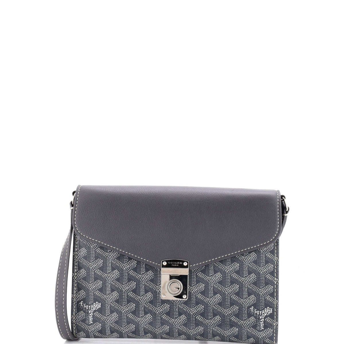 Chypre Wallet on Strap Coated Canvas with Leather