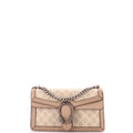 Dionysus Bag GG Coated Canvas with Leather Small
