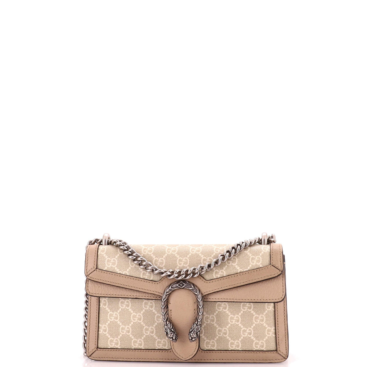 Dionysus Bag GG Coated Canvas with Leather Small