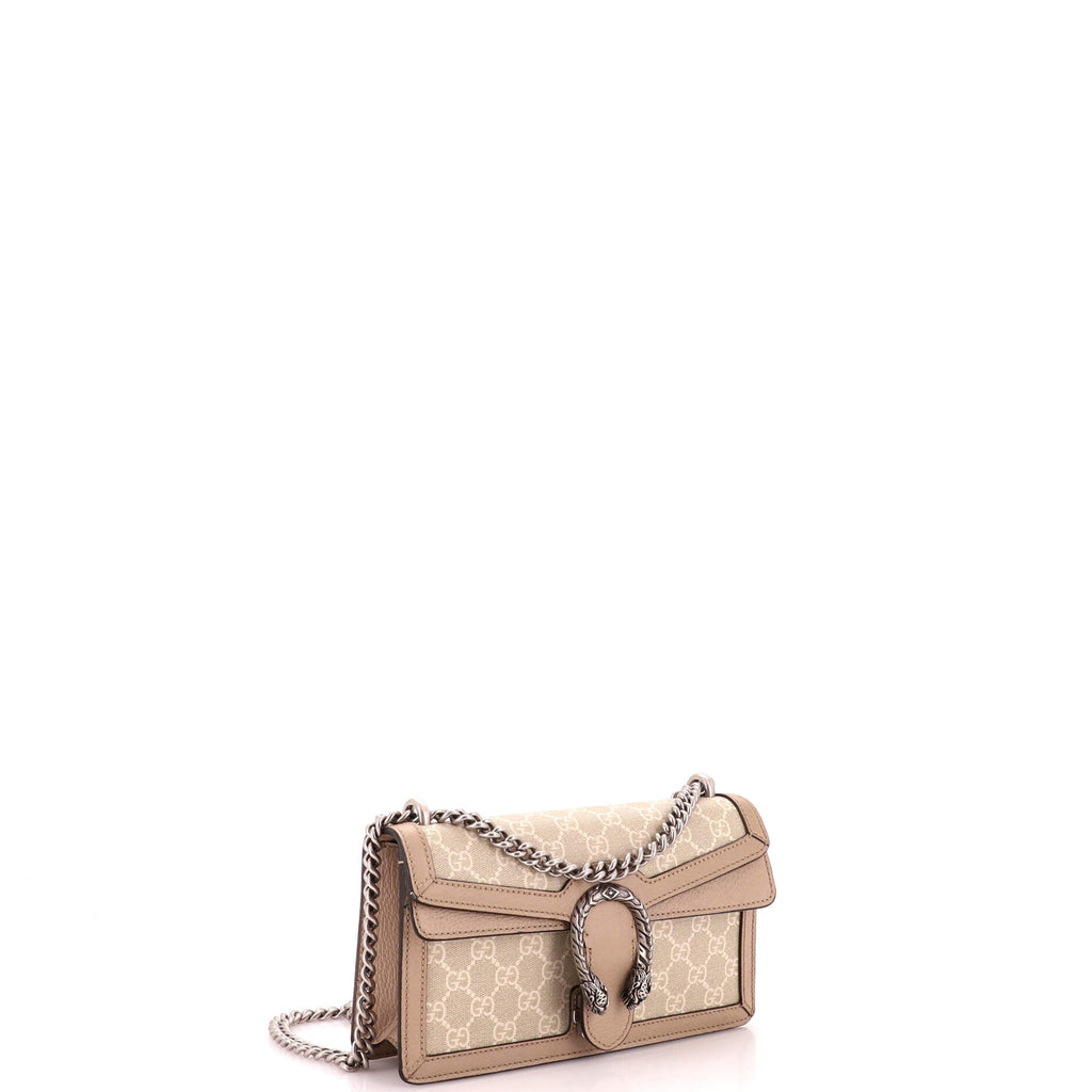 Dionysus Bag GG Coated Canvas with Leather Small