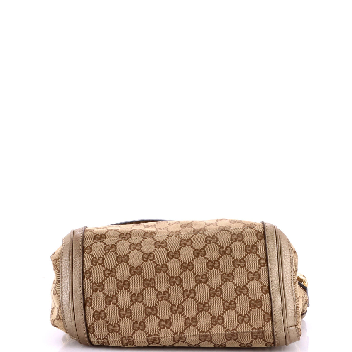 Bella Flap Shoulder Bag GG Canvas with Leather Medium