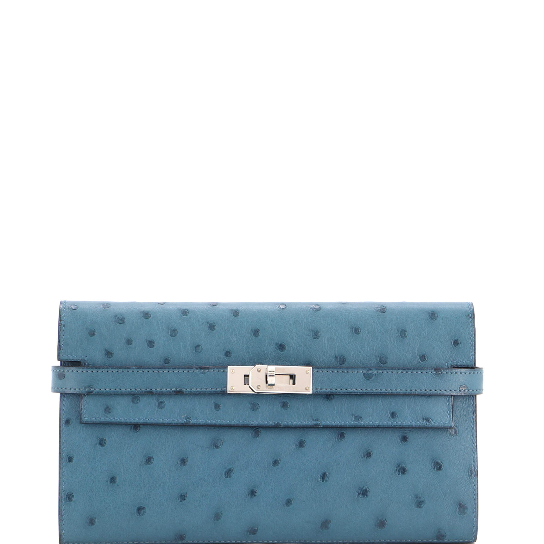 Kelly Wallet Ostrich Long