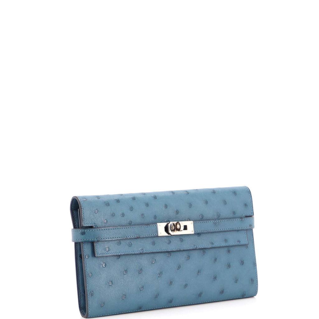 Kelly Wallet Ostrich Long