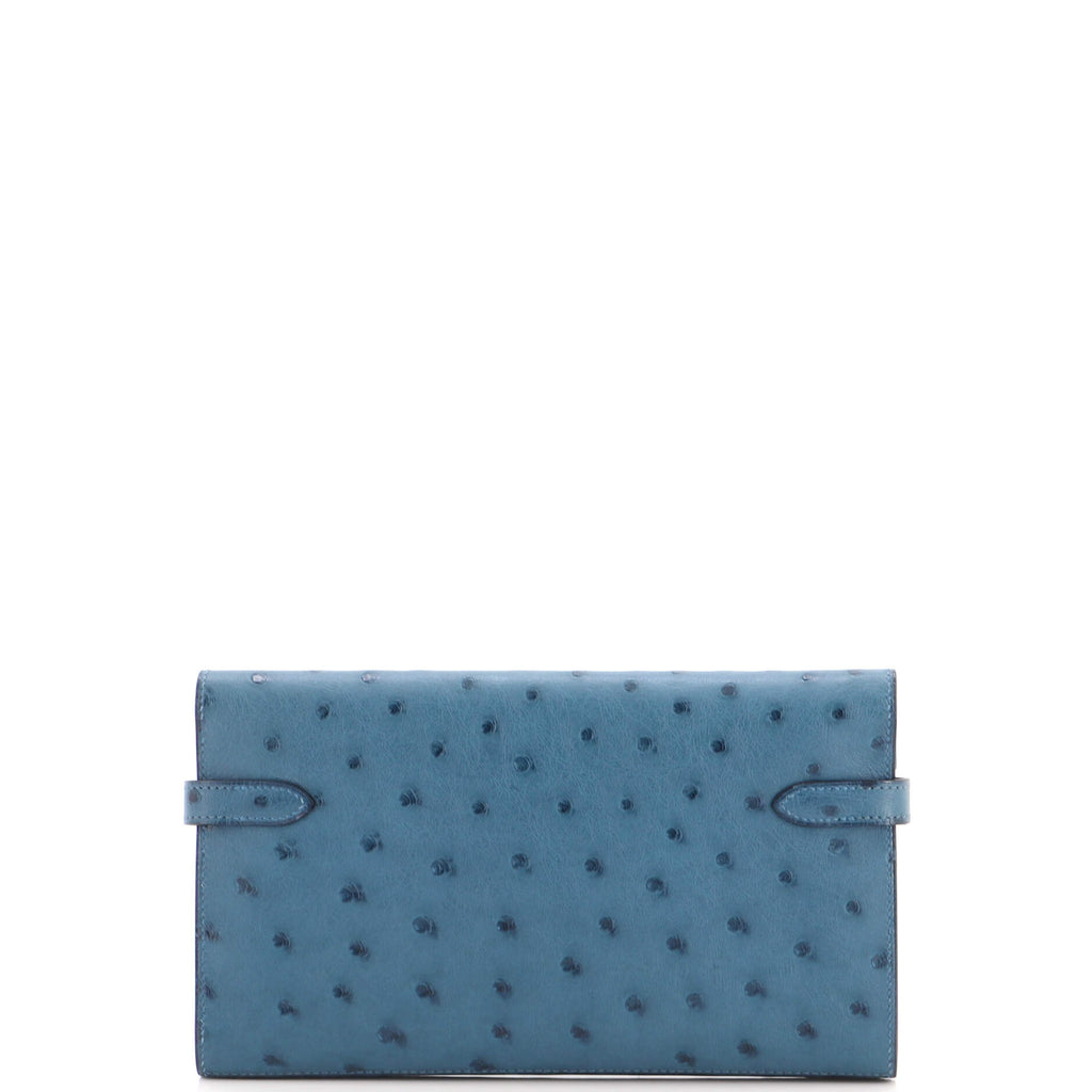 Kelly Wallet Ostrich Long