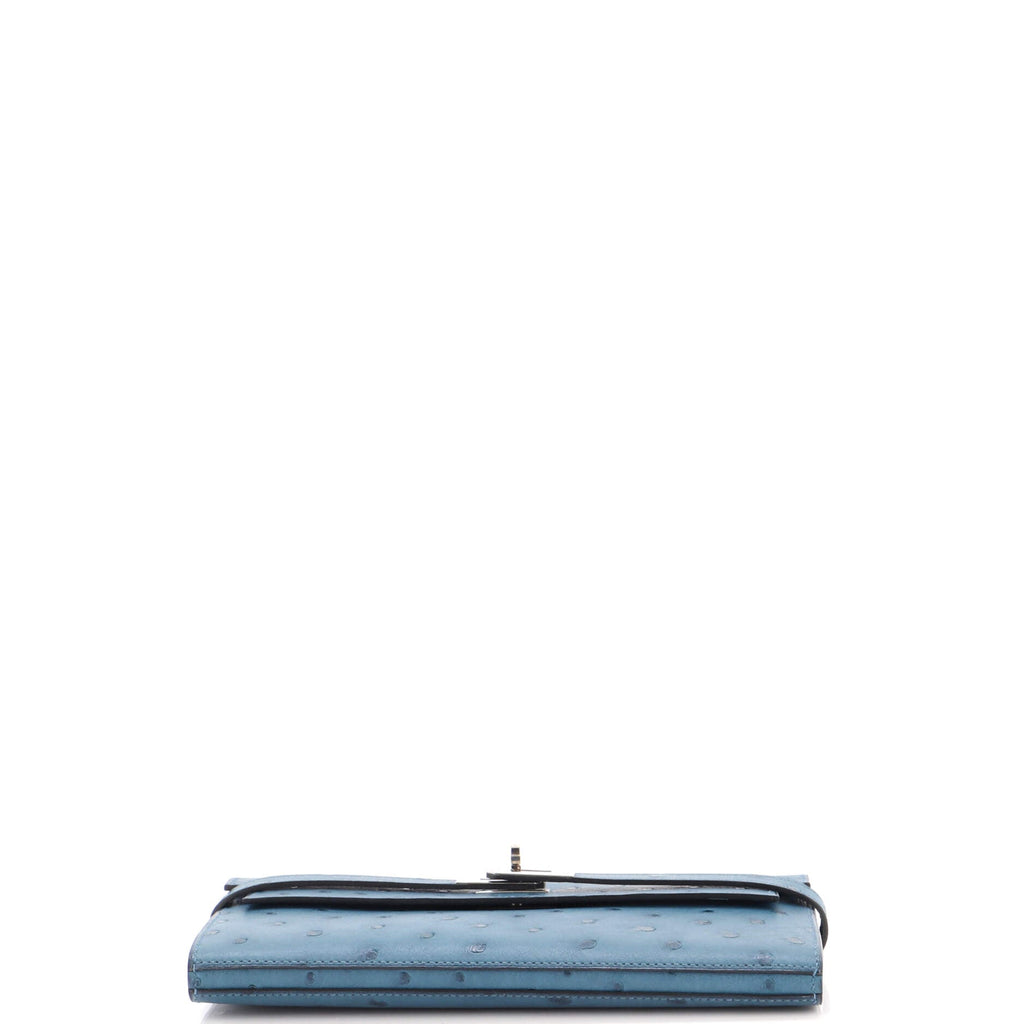 Kelly Wallet Ostrich Long