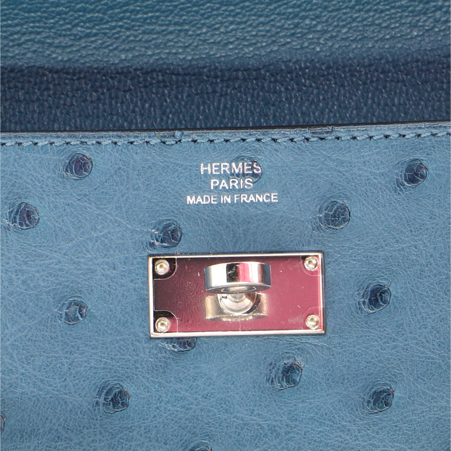 Kelly Wallet Ostrich Long