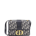 30 Montaigne Flap Bag Oblique Canvas