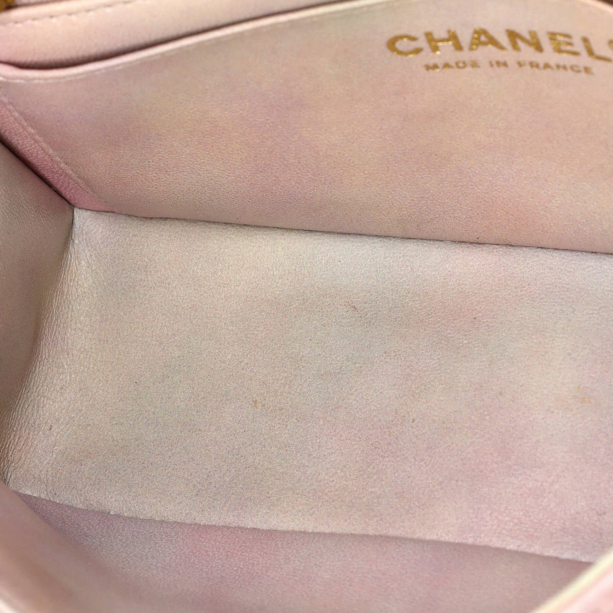 Classic Single Flap Top Handle Bag Quilted Ombre Lambskin Mini