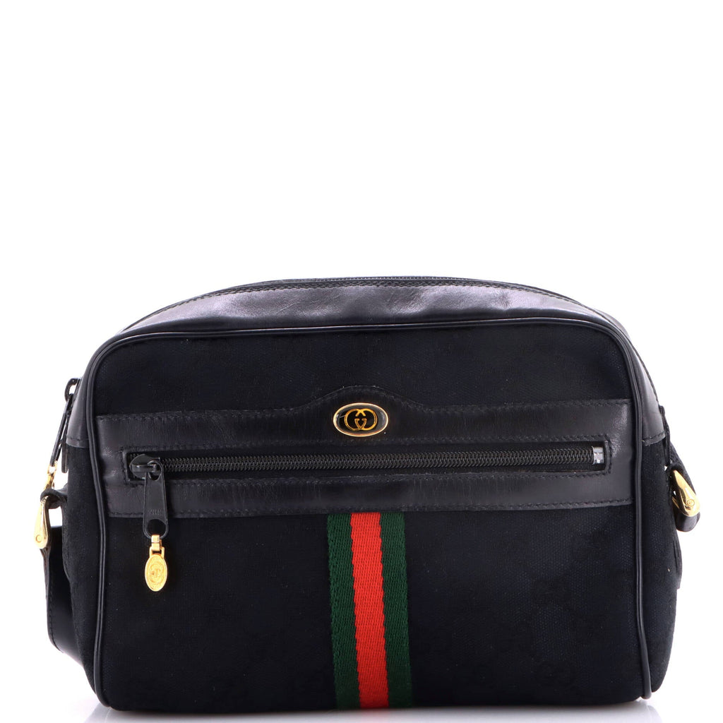Vintage Ophidia Shoulder Bag GG Canvas Small