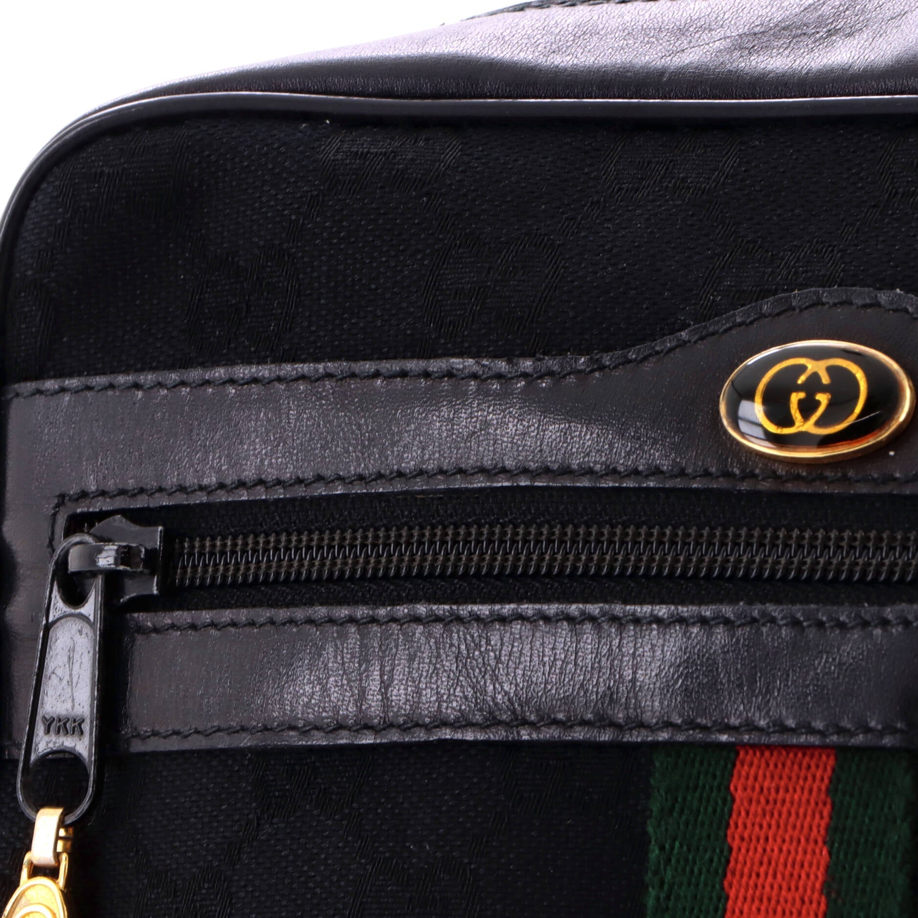 Vintage Ophidia Shoulder Bag GG Canvas Small