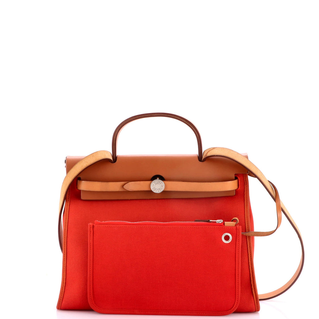 Herbag Zip Leather and Toile 31