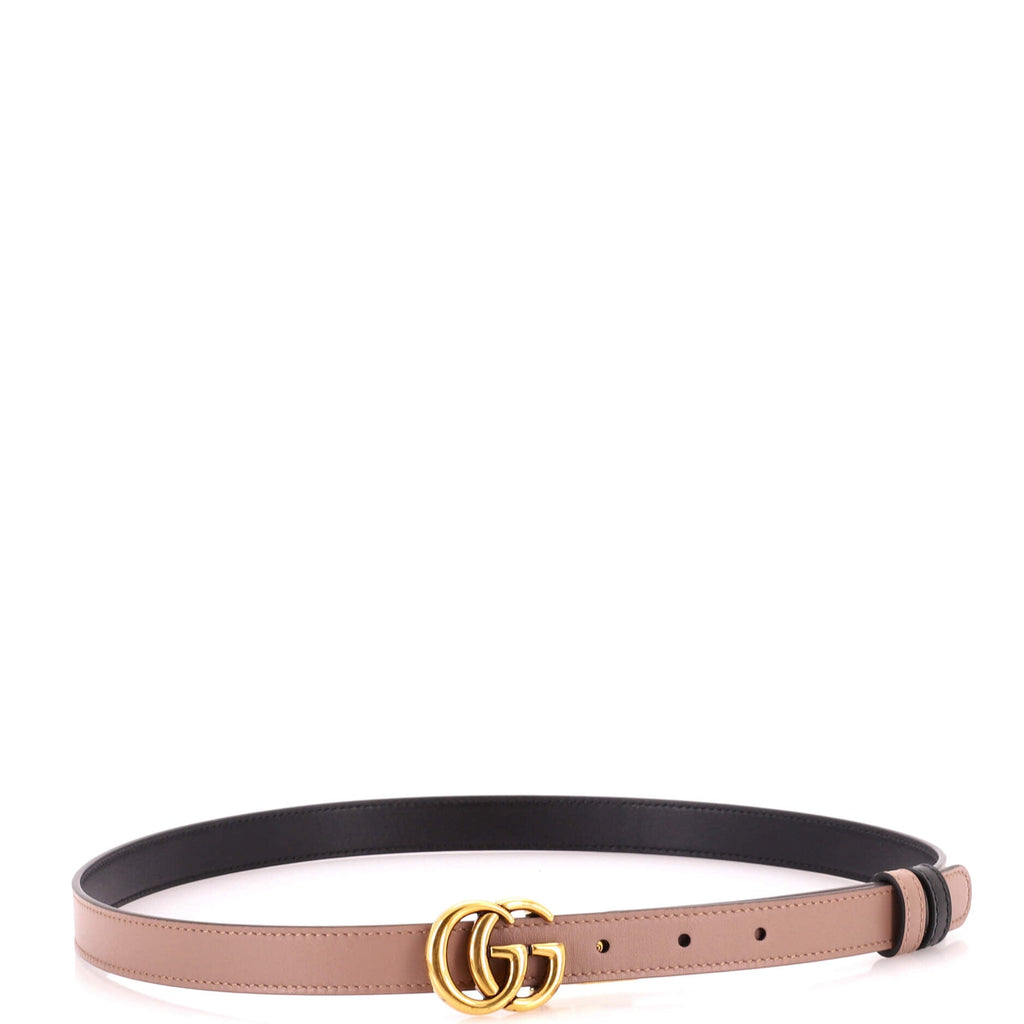 GG Marmont Reversible Belt Leather Thin 85