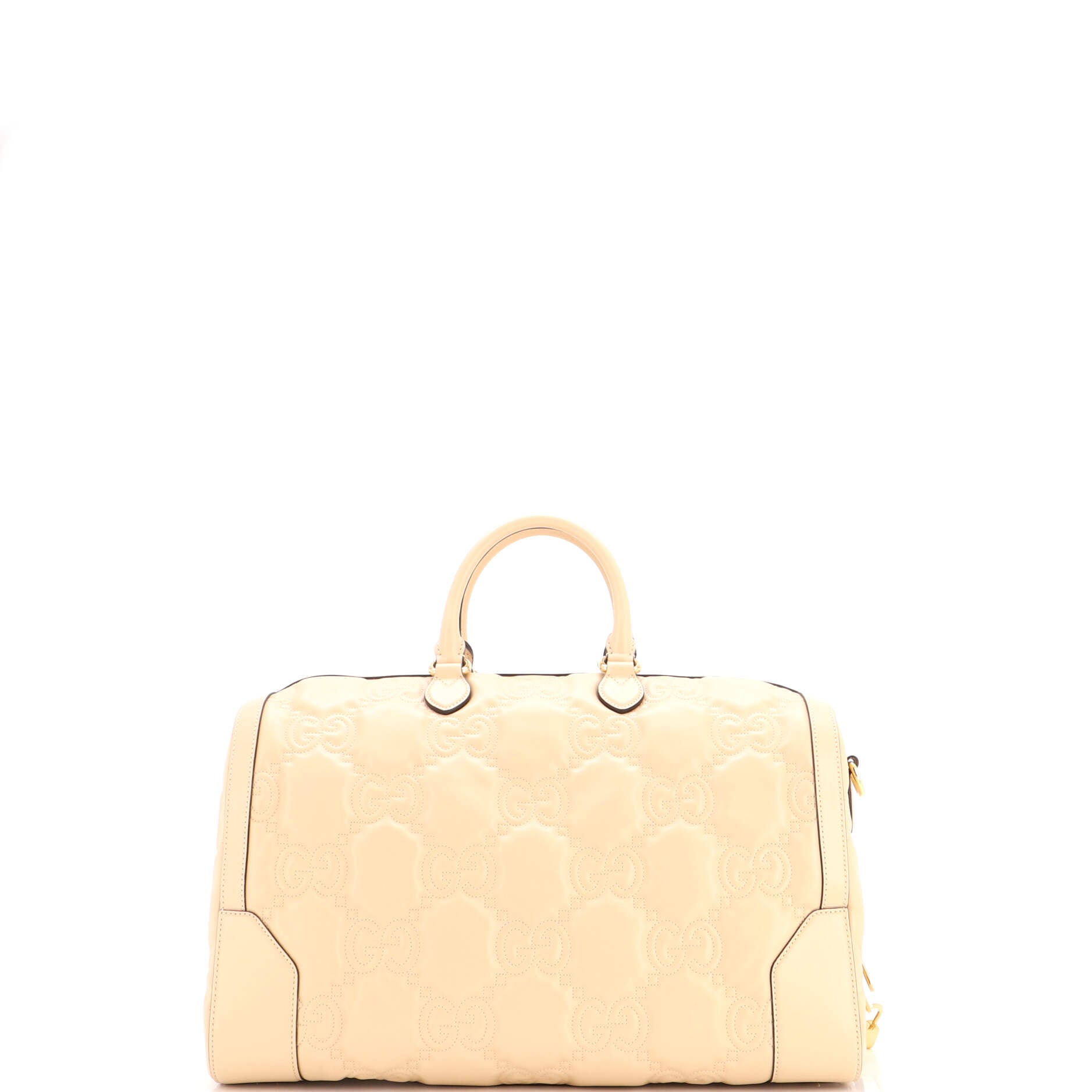 Convertible Boston Top Handle Bag GG Matelasse Leather Medium