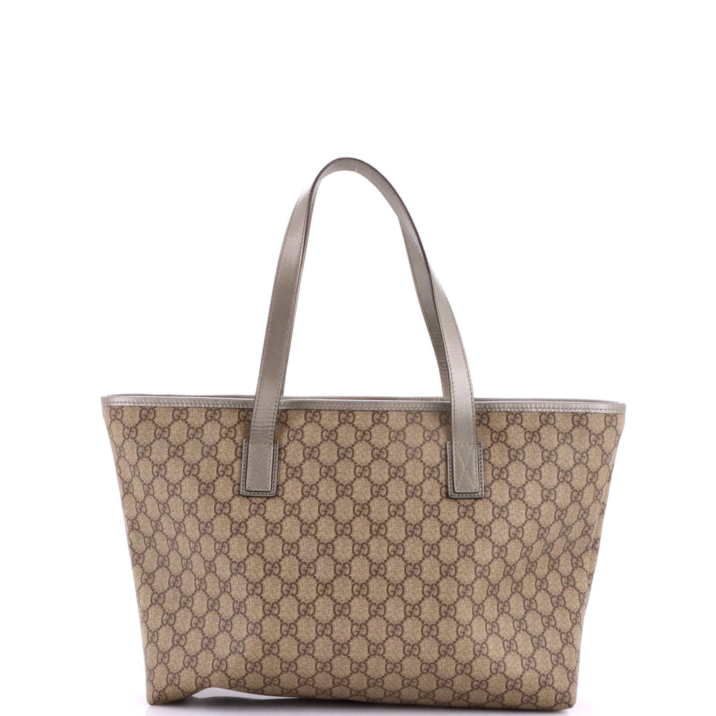 Plus Tote GG Coated Canvas with Leather Medium