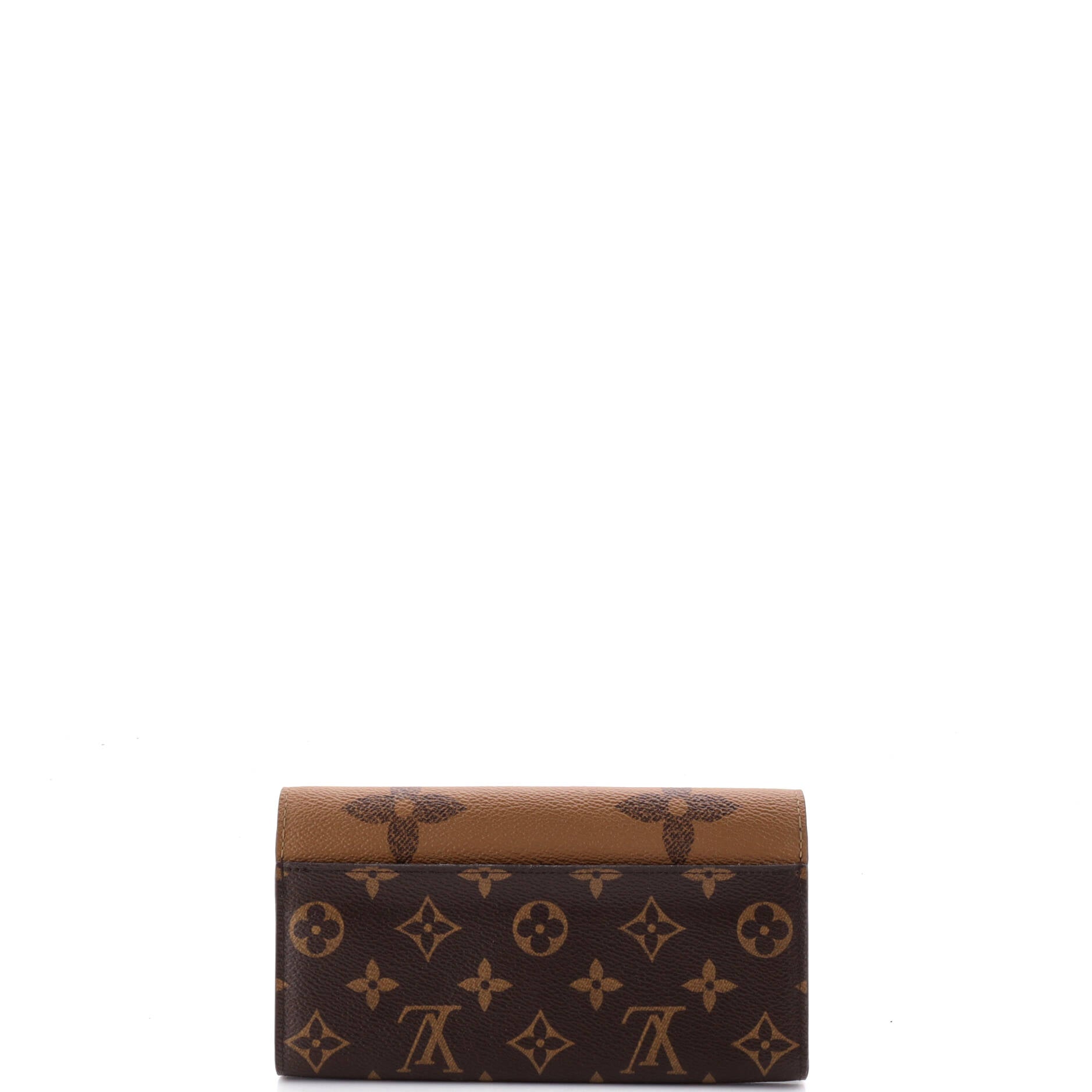 Sarah Wallet NM Reverse Monogram Giant and Monogram Canvas