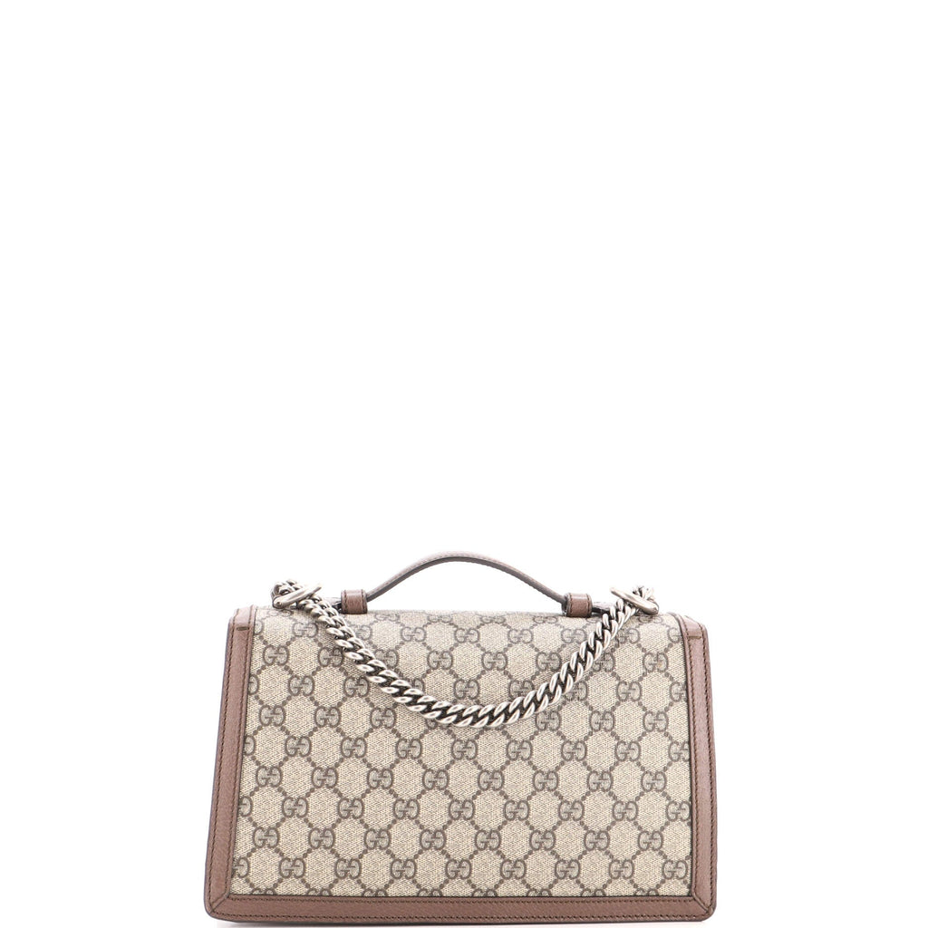 Dionysus Top Handle Chain Bag GG Coated Canvas Small