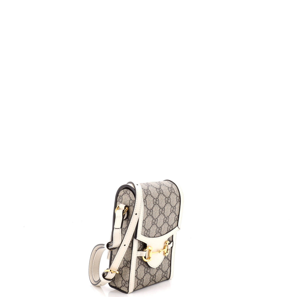 Horsebit 1955 Crossbody Bag GG Coated Canvas with Leather Mini