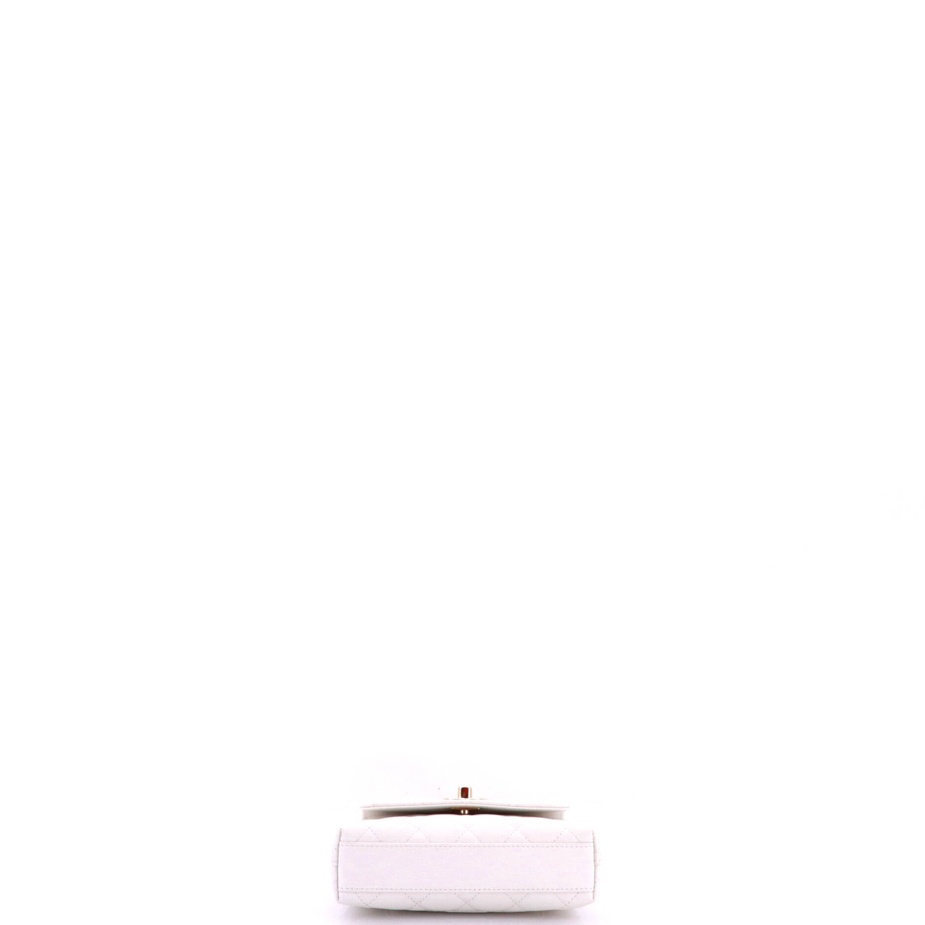 Coco Top Handle Clutch with Chain Quilted Caviar Mini