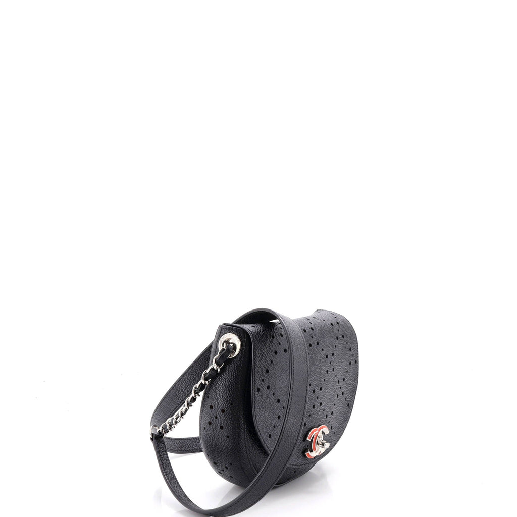 Saddle Bag Perforated Caviar