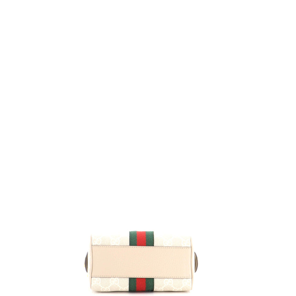 Ophidia Convertible Boston Bag GG Coated Canvas Super Mini