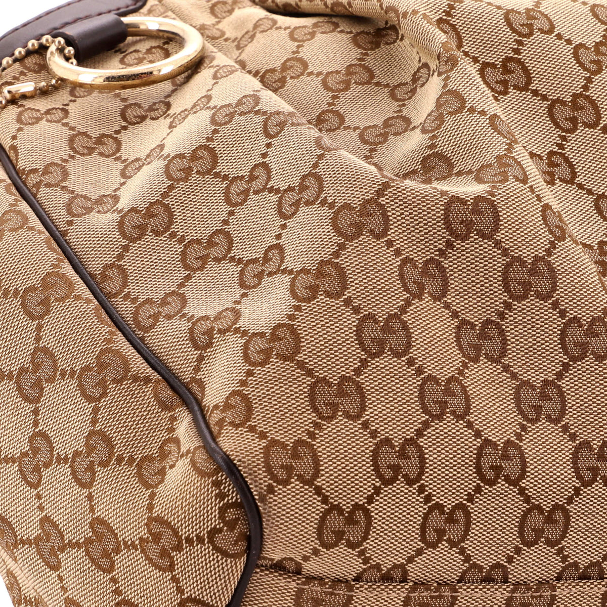 Sukey Tote GG Canvas with Leather Medium