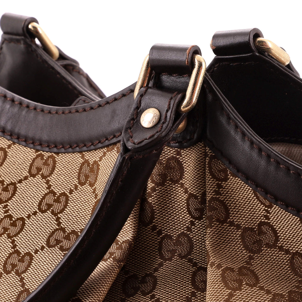 Sukey Tote GG Canvas with Leather Medium