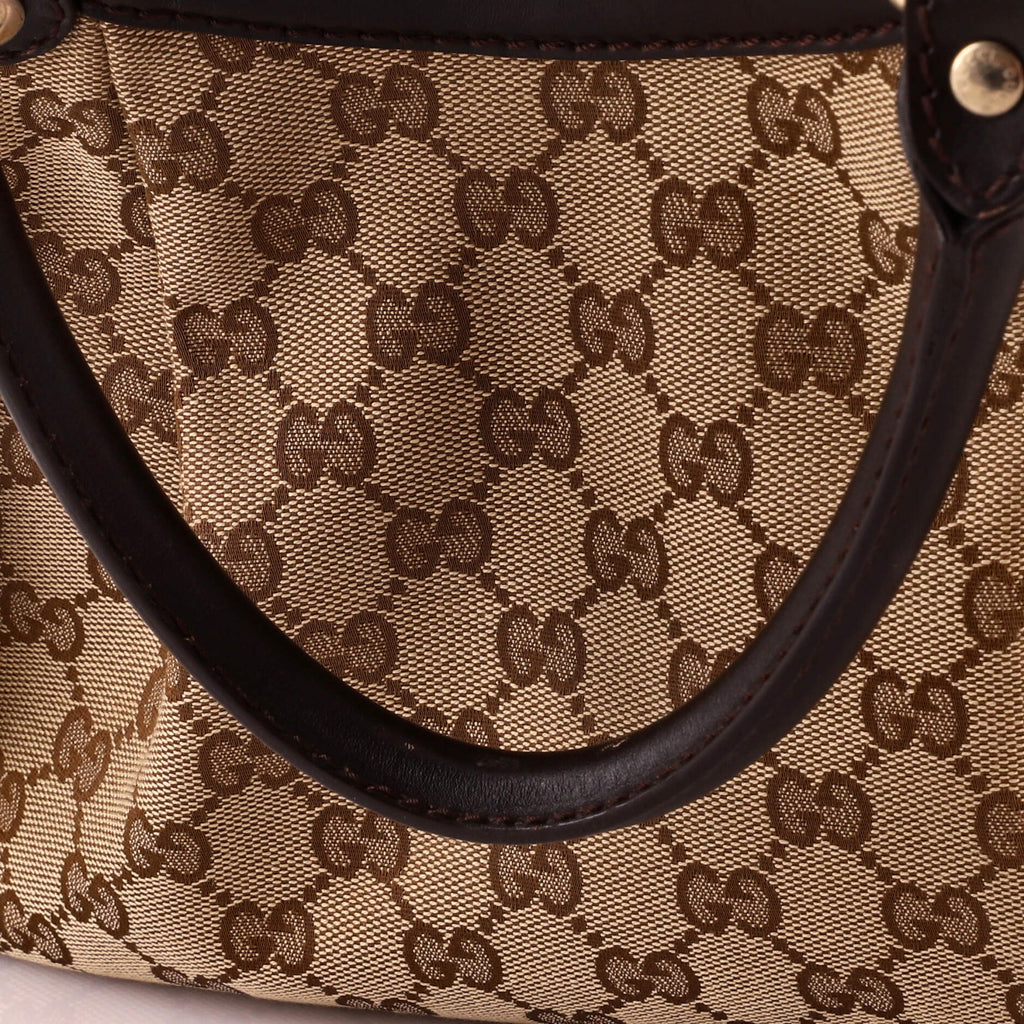 Sukey Tote GG Canvas with Leather Medium