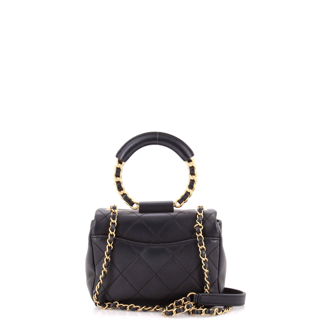 In The Loop Flap Bag Quilted Lambskin Small
