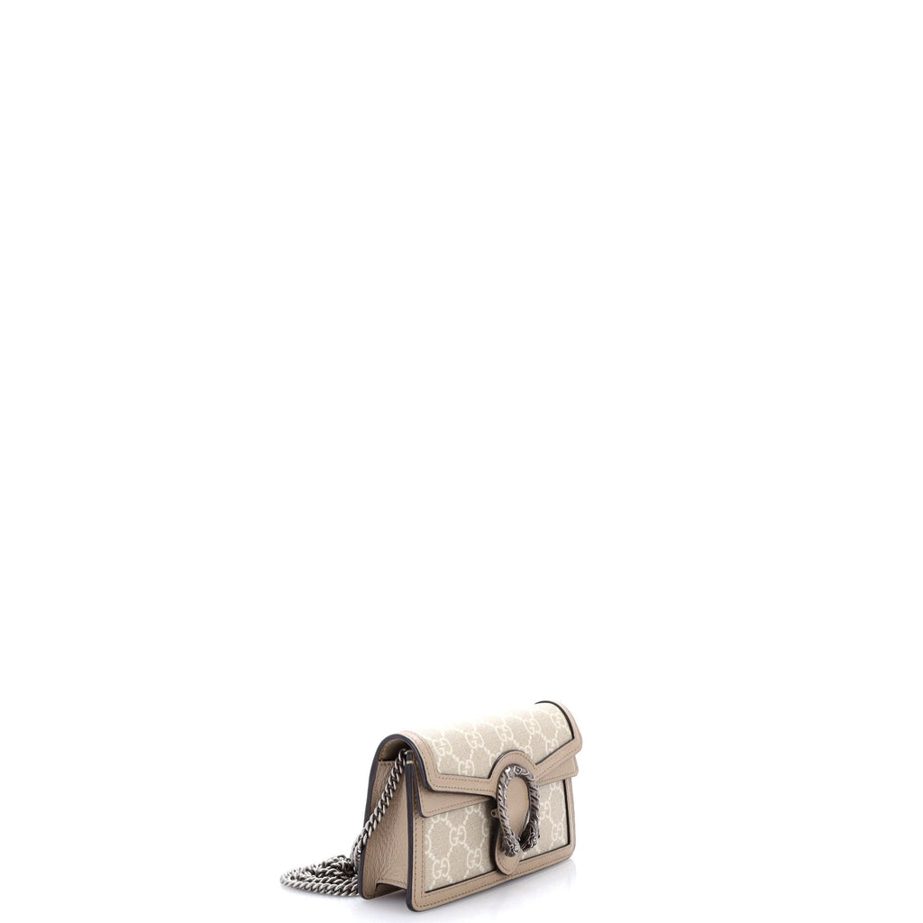 Dionysus Bag GG Coated Canvas with Leather Super Mini