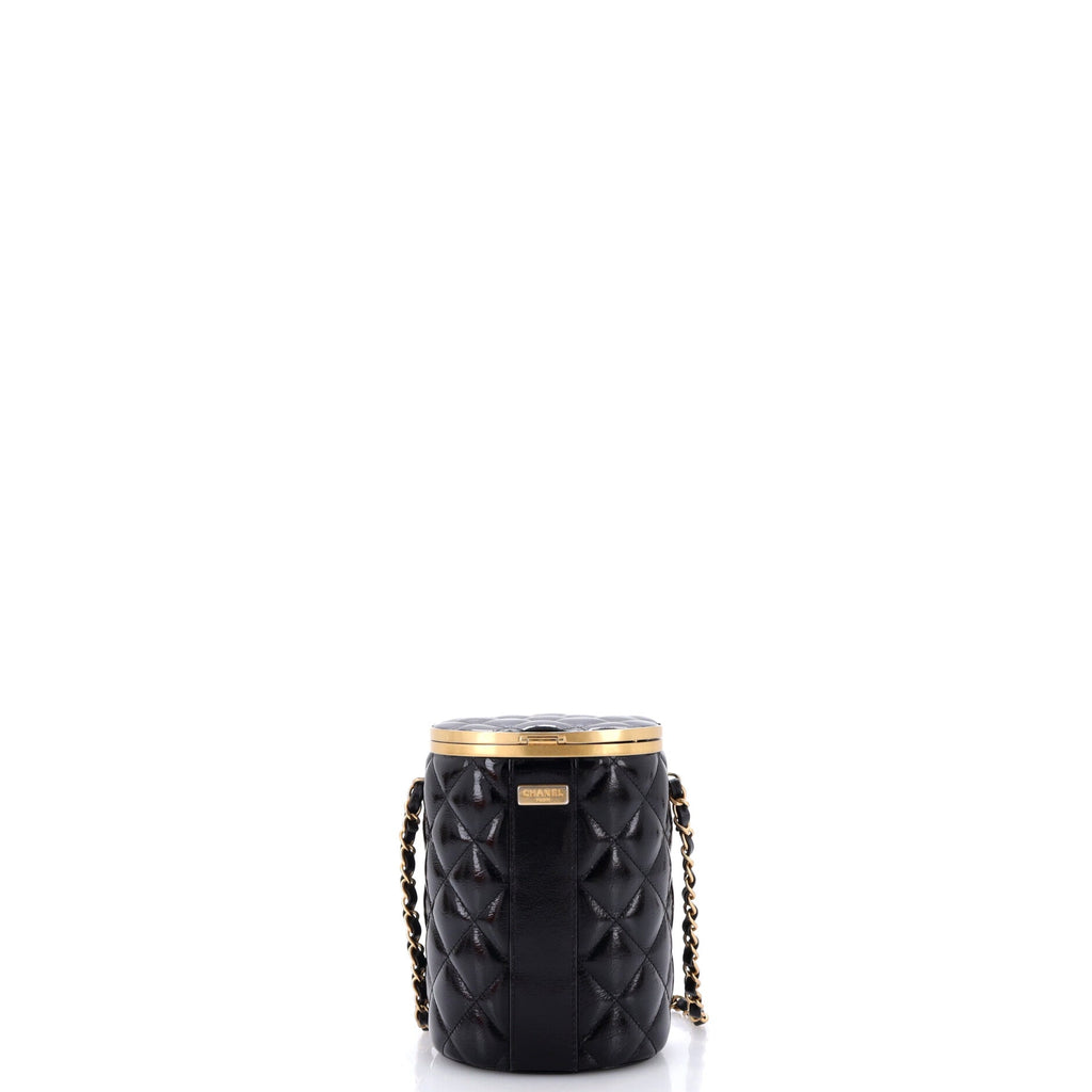 Crown Box Vanity Bag Quilted Lambskin Small
