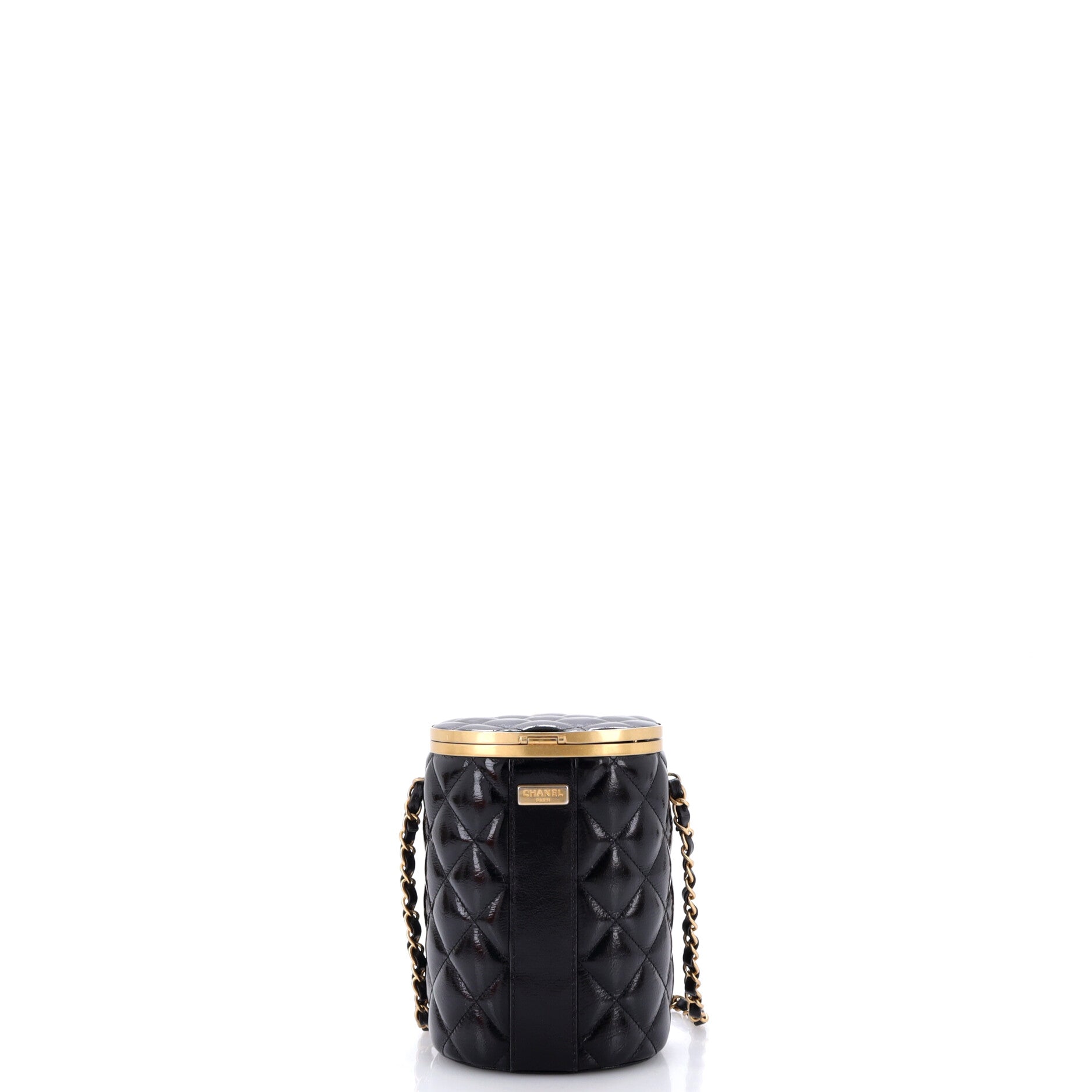 Crown Box Vanity Bag Quilted Lambskin Small