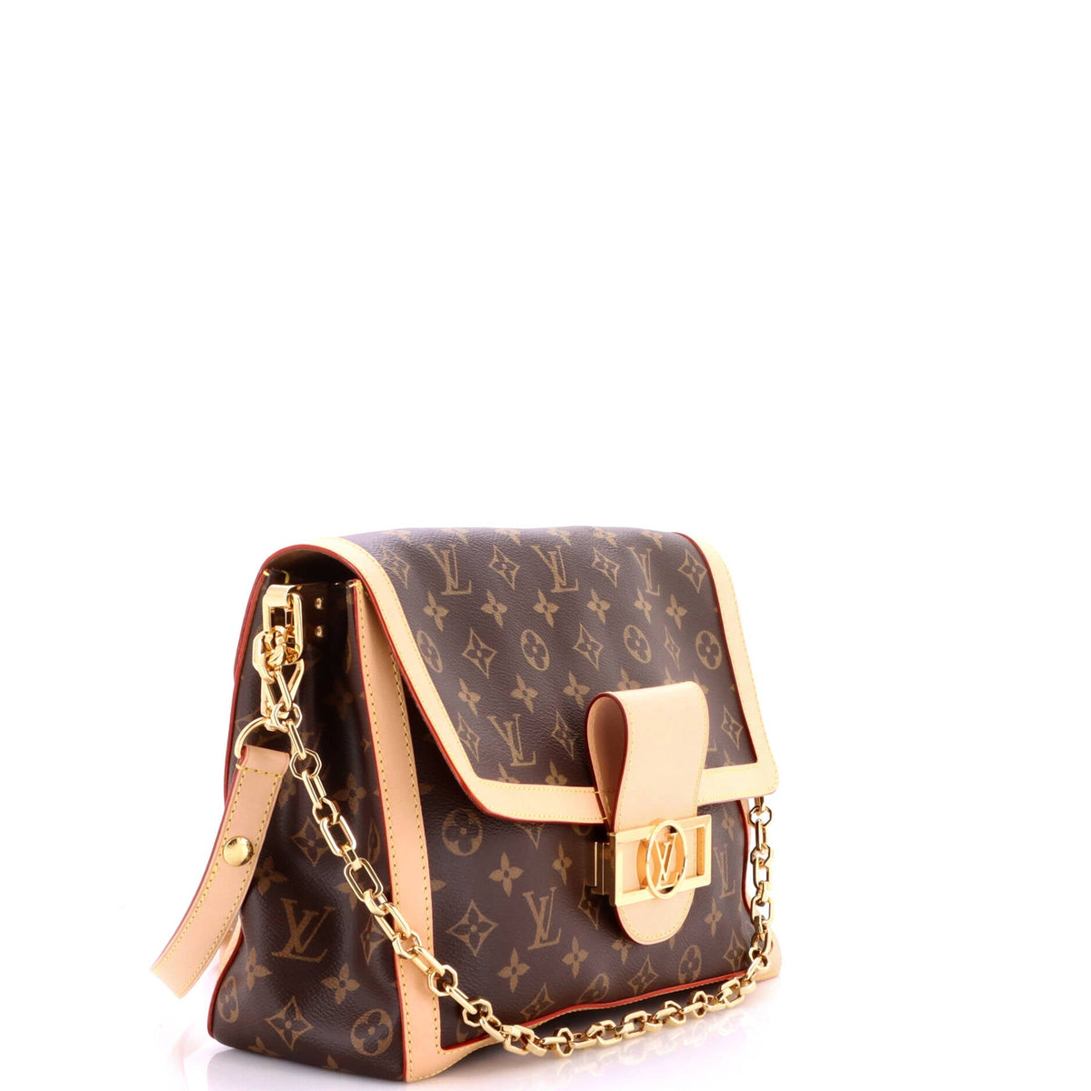 Dauphine Soft Shoulder Bag Monogram Canvas GM